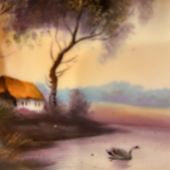 Gorgeous Vintage Noritake Hand Painted Serving Dish - Picture 14 of 14